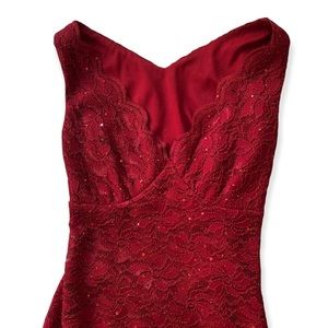 Red Holiday Gown